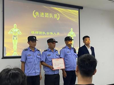 新春添新喜,我司保安团队荣获甲方公司“先进团队奖”